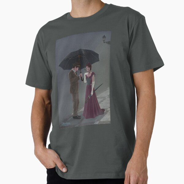 Rainstorm In Prague: The Night Circus Premium T-Shirt