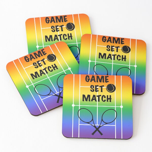 Item preview, 65 MCMLXV Game Set Match Rainbow Tennis Court designed and sold by 65 MCMLXV.