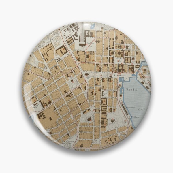 Item preview, Vintage Map of Helsinki Finland (1909) designed and sold by BravuraMedia.