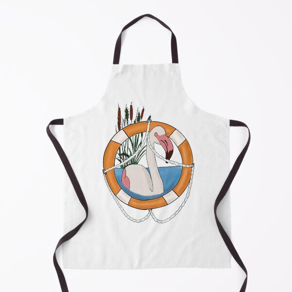 Item preview, Flamingo In Life Reserver designed and sold by DesignsBySaxton.