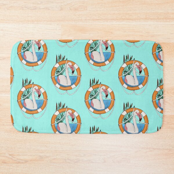 Item preview, Flamingo In Life Reserver designed and sold by DesignsBySaxton.