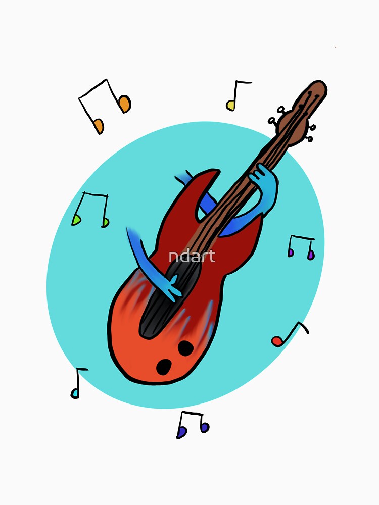 Bass Guitar Player by ndart