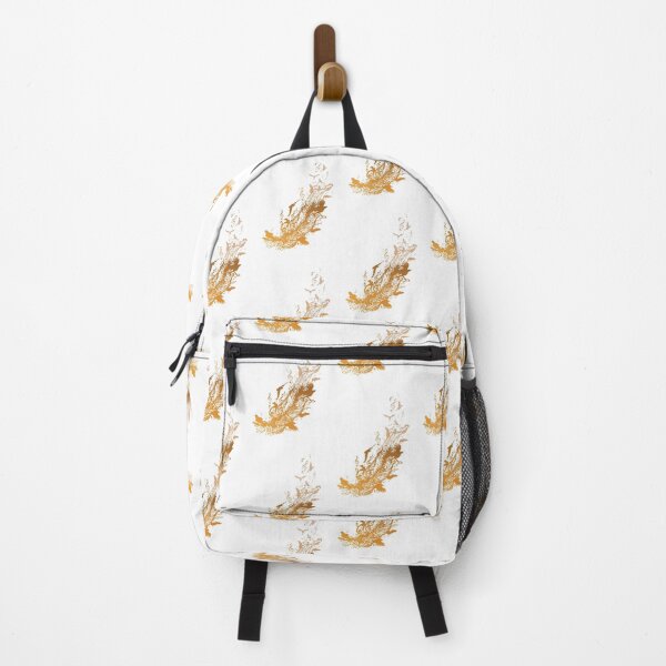 Item preview, Golden feather with birds and music notes designed and sold by AnnArtshock.