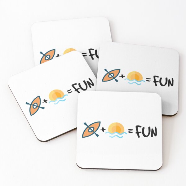 Item preview, Kayak + Puesta de sol = Diversión designed and sold by EqualsFun.