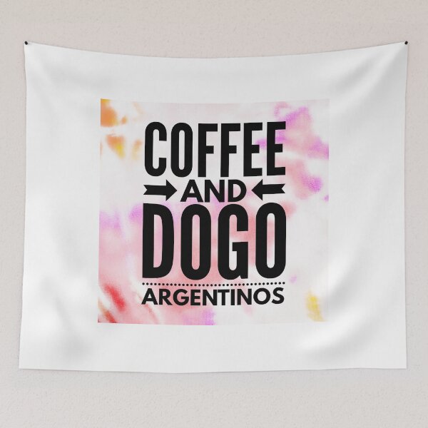 Item preview, Coffee and Dogo argentinos designed and sold by good vibes clothing.