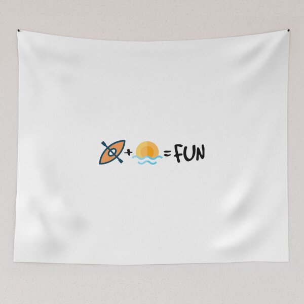 Item preview, Kayak + Sunset = Fun designed and sold by EqualsFun.