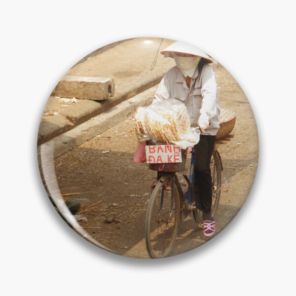 Item preview, Woman cycling along watermelon stall designed and sold by lawrenstan.