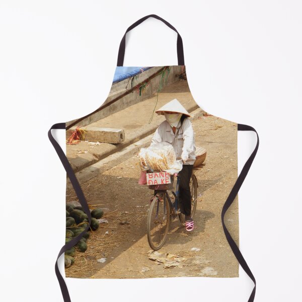 Item preview, Woman cycling along watermelon stall designed and sold by lawrenstan.