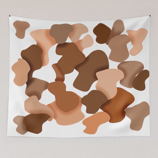 Item preview, Round pattern with earth tones designed and sold by msro1.