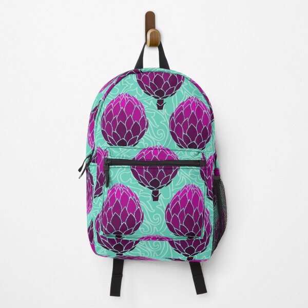 Item preview, Cute Artichoke Pattern on Teal Background designed and sold by kapotka.