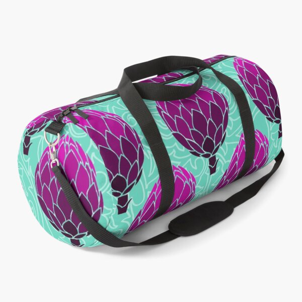 Item preview, Cute Artichoke Pattern on Teal Background designed and sold by kapotka.