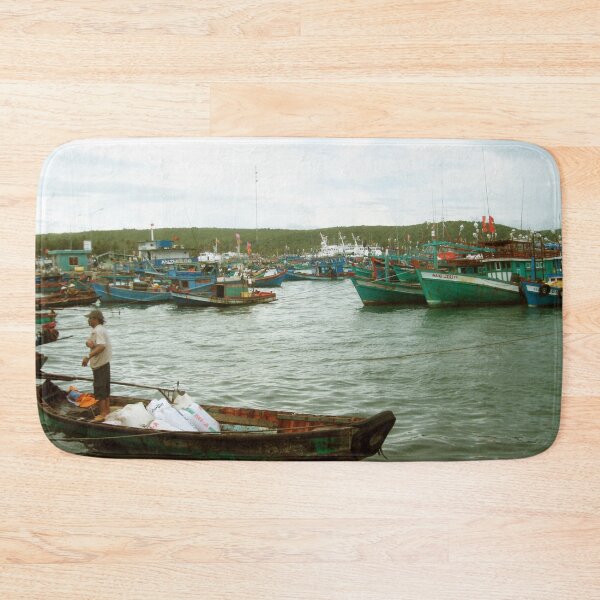 Item preview, Fishing boats, Vietnam designed and sold by lawrenstan.