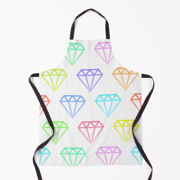 Item preview, Pastel colorful diamonds shapes wire frame pattern designed and sold by natalyon.