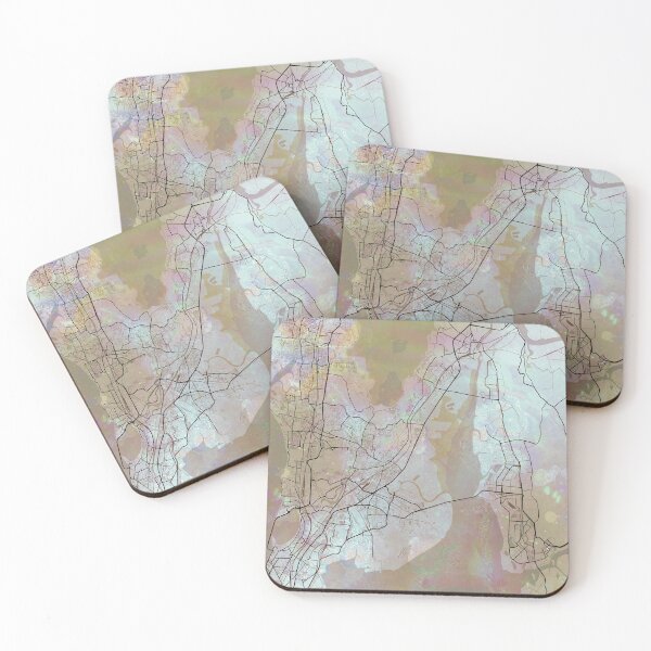 Item preview, Mumbai India Street Map Urban designed and sold by IvonDesign.