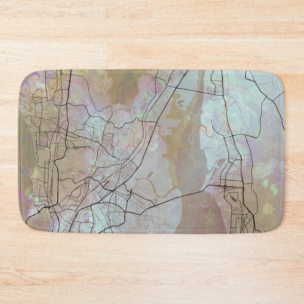 Item preview, Mumbai India Street Map Urban designed and sold by IvonDesign.