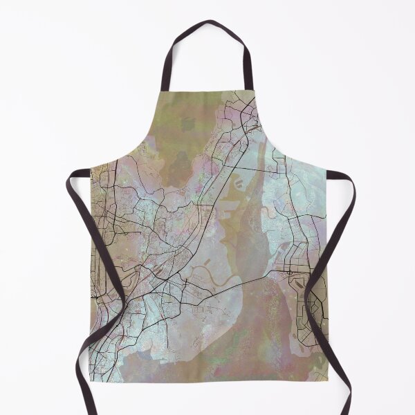 Item preview, Mumbai India Street Map Urban designed and sold by IvonDesign.