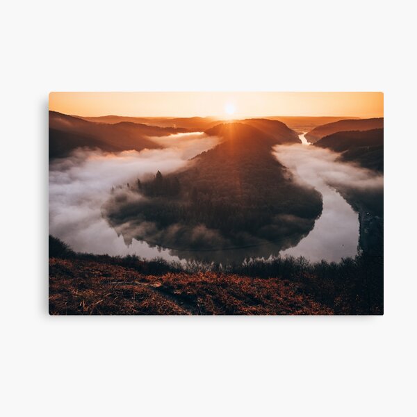 Deutschland bei Sonnenaufgang Leinwanddruck