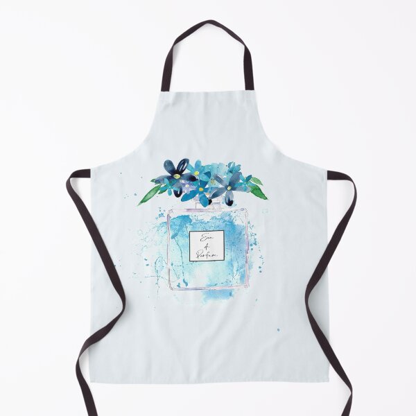 Artikelvorschau, Aquarell Mode Kunst Parfüm Flasche Blau entworfen und verkauft von Smithy Cottage Studios.
