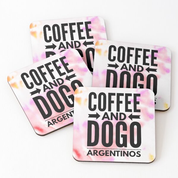 Item preview, Coffee and Dogo argentinos designed and sold by good vibes clothing.