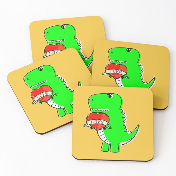 Item preview, Cute Valentines Day Dinosaur designed and sold by Almdrs.