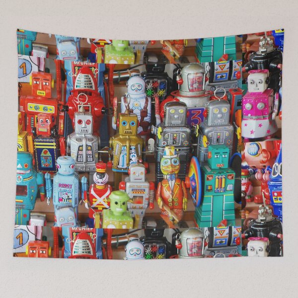 Item preview, Tin Robot Toys designed and sold by KinkyKaiju.
