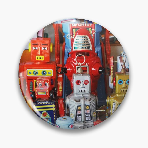 Item preview, Tin Robot Toys designed and sold by KinkyKaiju.