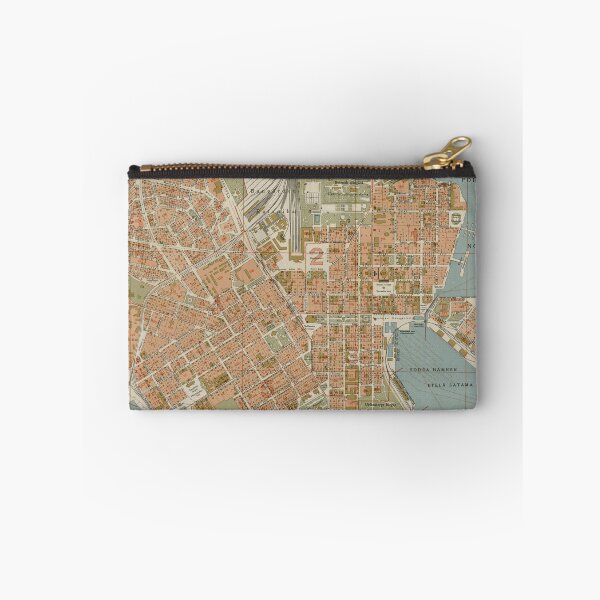 Item preview, Vintage Helsinki Finland Map (1924) designed and sold by BravuraMedia.