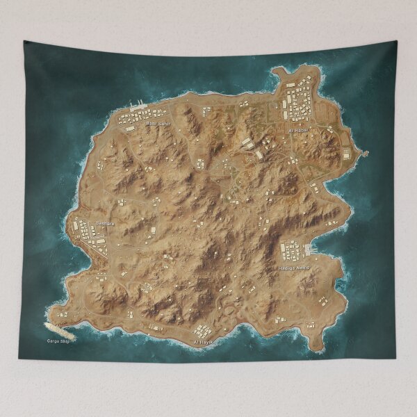 Item preview, PUBG Karakin Map 10k designed and sold by TemporaryArt.
