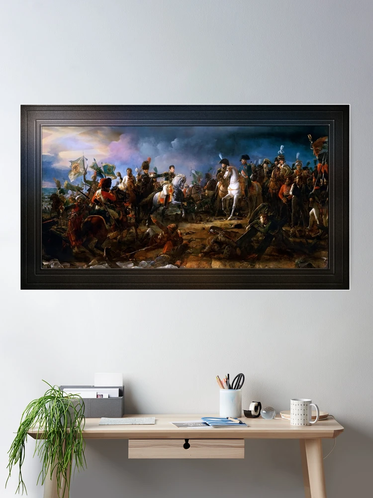 The Battle of Austerlitz by François Pascal Simon, Baron Gérard Classical Art Old Masters Reproduction Wall Decor Poster Art Print