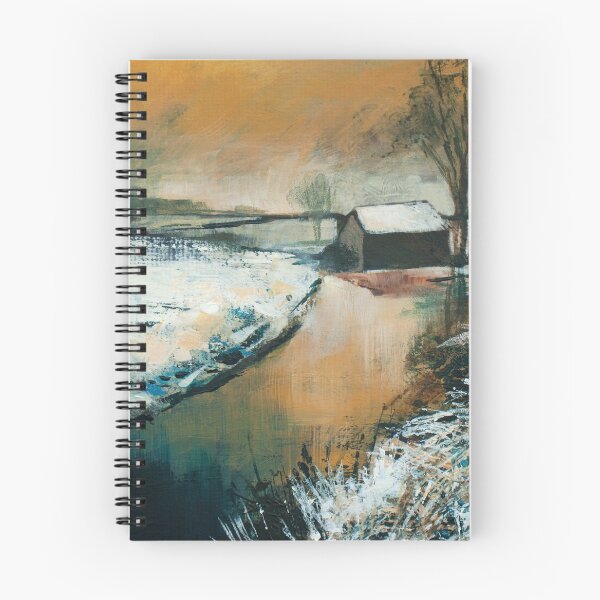 Item preview, Crab Mill Boathouse in the Winter designed and sold by singer-painter.
