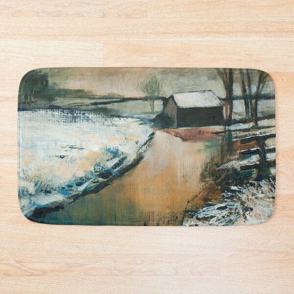 Item preview, Crab Mill Boathouse in the Winter designed and sold by singer-painter.