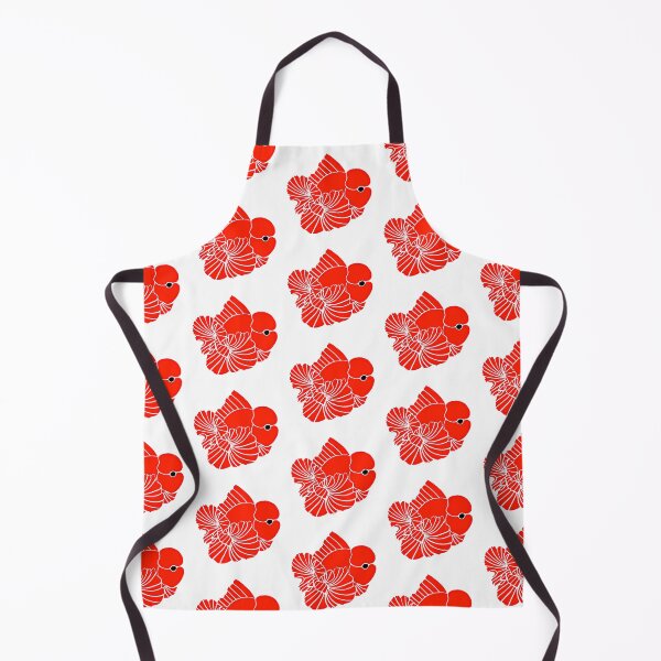 Item preview, Oranda Full Red Fancy Tail Goldfish Logo designed and sold by Nosnah.
