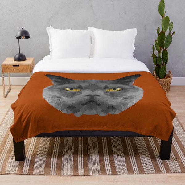 Item preview, Rusty Judgemental Cat  Low Poly Vector Illustration designed and sold by LJWDesigns.