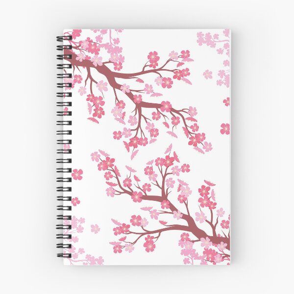 Item preview, Retro Pink Cherry Blossom Tree designed and sold by anabear-art.