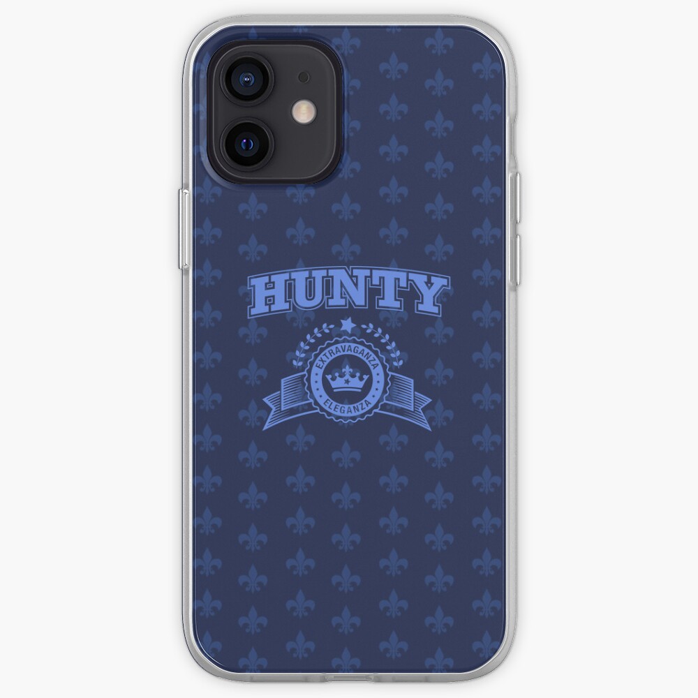 Hunty - Navy Blue iPhone Case & Cover