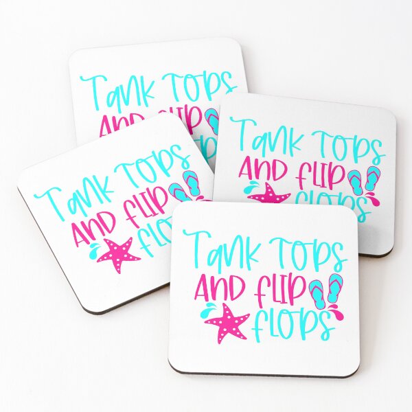 Item preview, Tank Tops And Flip Flops designed and sold by purpleblobart.