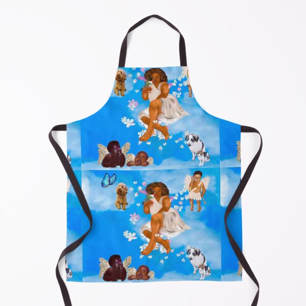 Item preview, Afro Renaissance angels and dogs designed and sold by Artonmytee.