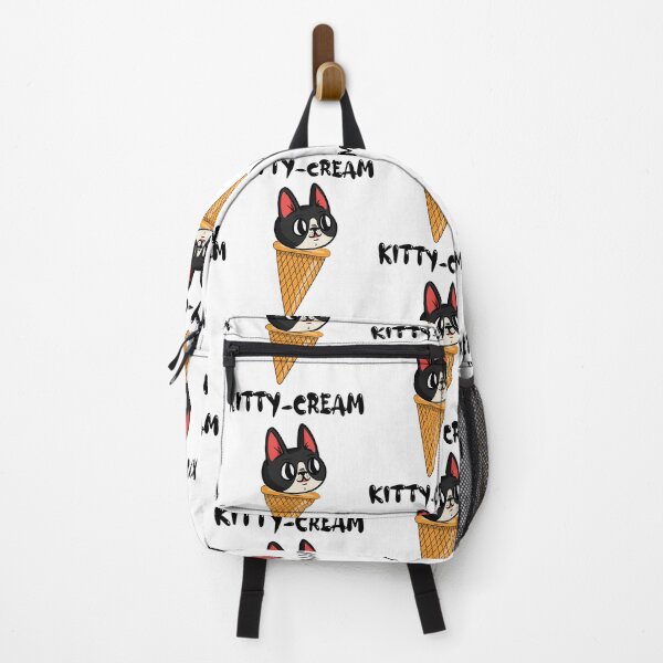 Item preview, Cat kitten ice cream cat lady eating ice cream designed and sold by Dsigns.