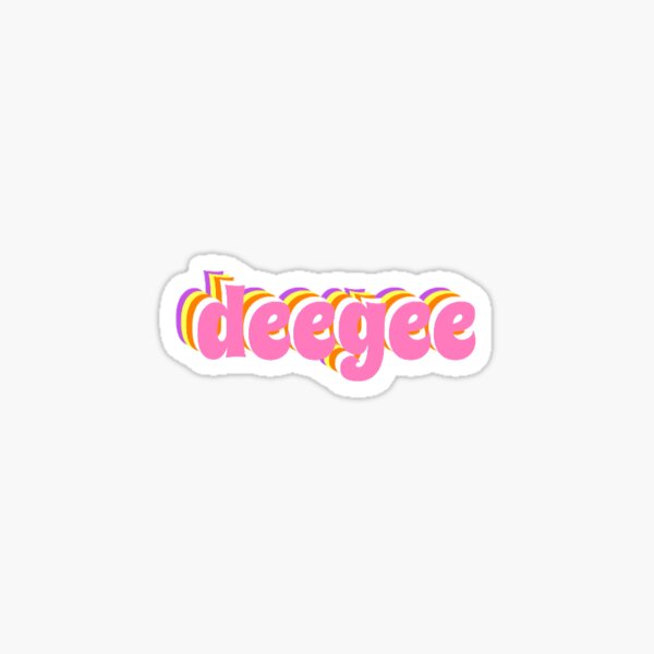 Deegee retro stickers Sticker