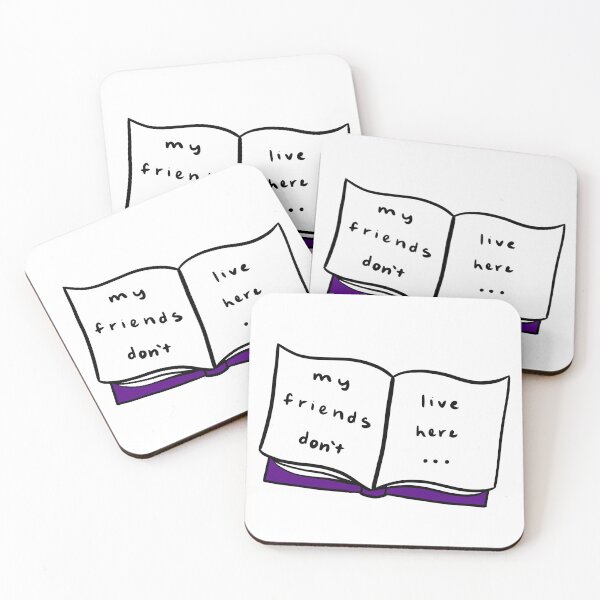Item preview, Bookworm “My friends don’t live here...” designed and sold by YPArtistry.
