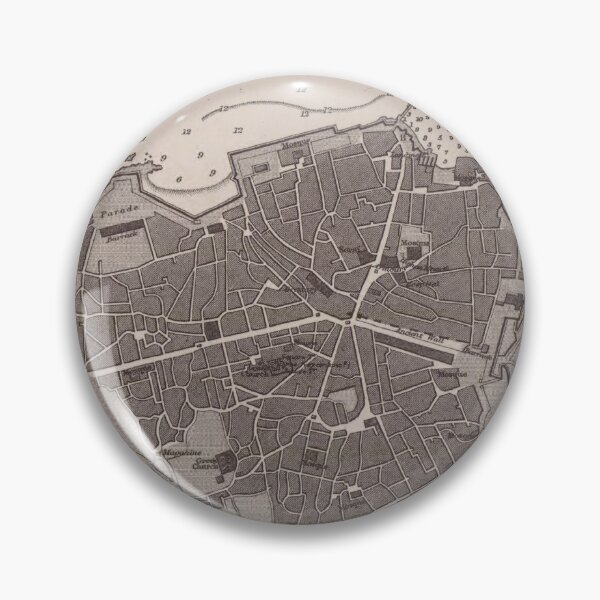 Item preview, Vintage Heraklion Crete Greece Map (1897) designed and sold by BravuraMedia.