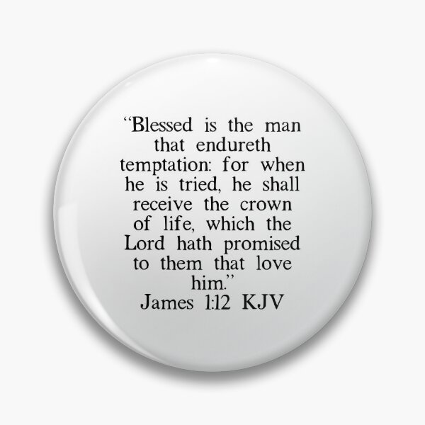 Item preview, James 1:12 KJV designed and sold by IBMClothing.
