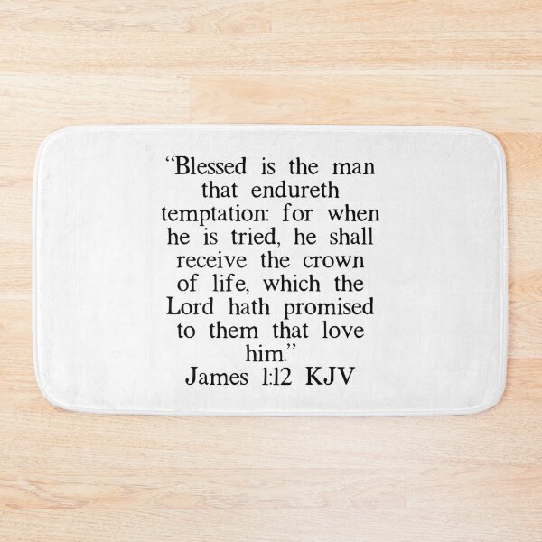 Item preview, James 1:12 KJV designed and sold by IBMClothing.