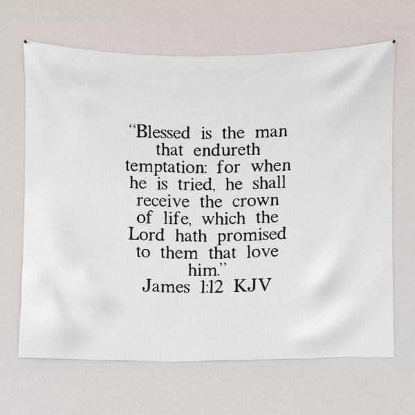 Item preview, James 1:12 KJV designed and sold by IBMClothing.