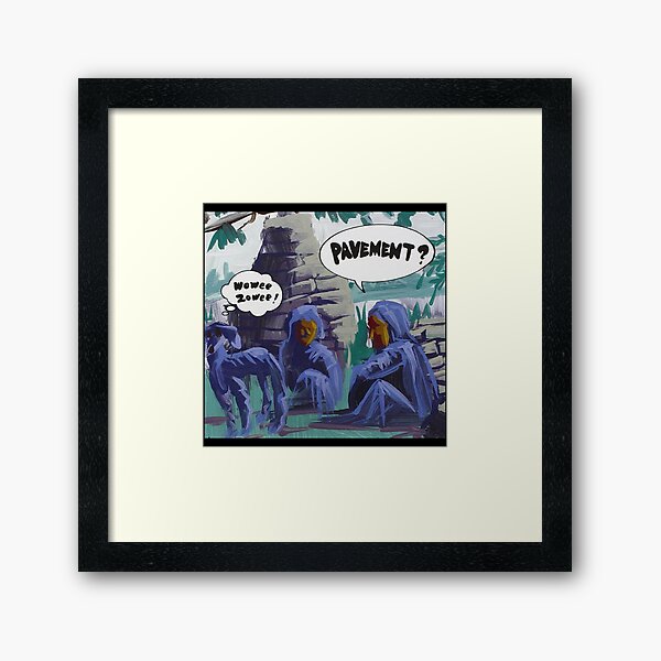 BEST SELLER - Pavement Wowee Zowee Merchandise Framed Art Print