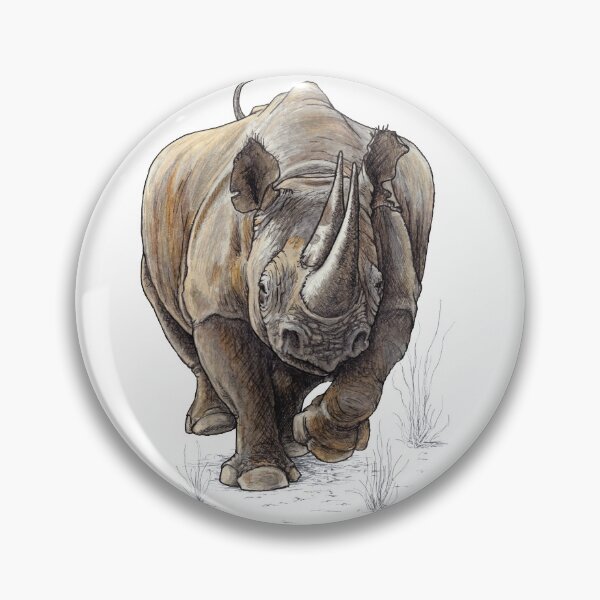 Item preview, BLACK RHINO CHARGE designed and sold by PaddyMorton.