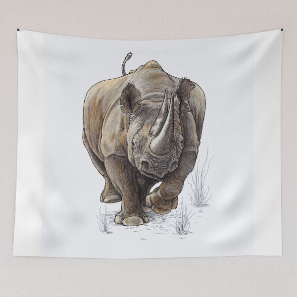Item preview, BLACK RHINO CHARGE designed and sold by PaddyMorton.