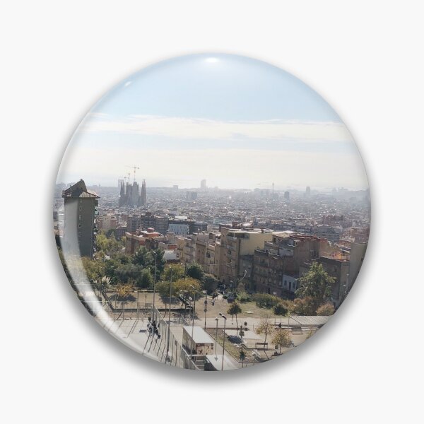 Item preview, Beautiful views of the city Barcelona designed and sold by smallfidget.
