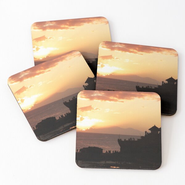 Item preview, Setting sun, Tanah Lot, Bali designed and sold by lawrenstan.