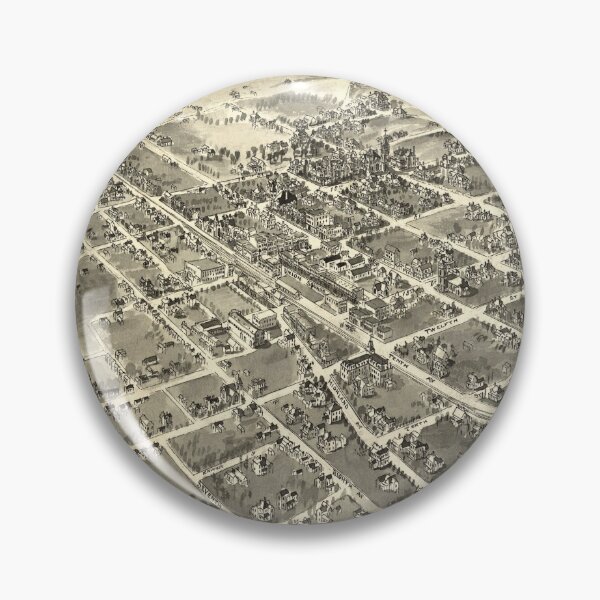Item preview, Vintage Pictorial Map of Hickory NC (1907) designed and sold by BravuraMedia.